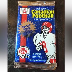 💗3/$9💗 CFL 1991 AW All World Canadian Football Sealed Card Pack